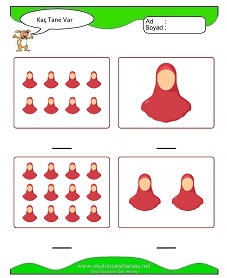 Kaç Tane Var Çalışma Sayfaları